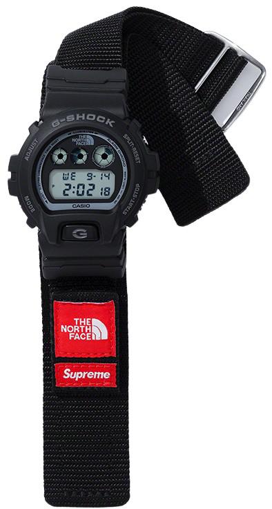 G-shock×Supreme×The Northface Black Supreme x The North Face G-Shock Watch Black Brand New FW22