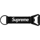 Supreme Bottle Opener Webbing Keychain Black