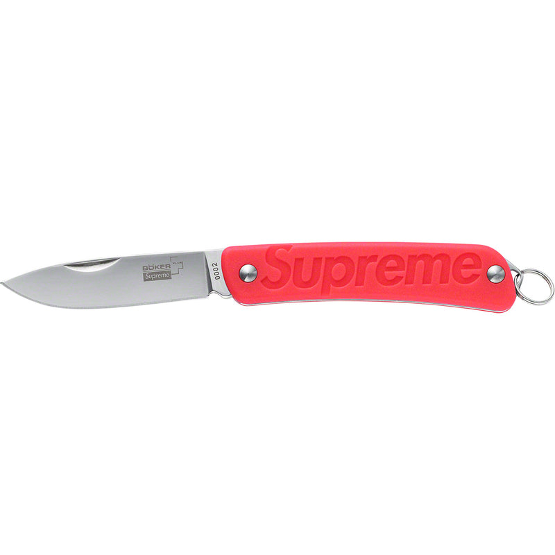Supreme®/Boker Glow-in-the-Dark Keychain Knife Red
