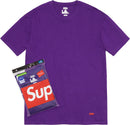 Supreme Hanes Tagless Tees (3 Pack) Purple