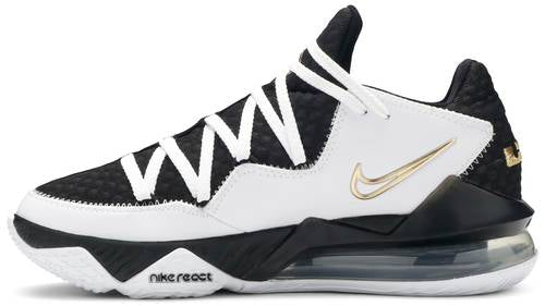 Nike LeBron 17 Low White Metallic Gold