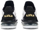 Nike LeBron 17 Low White Metallic Gold