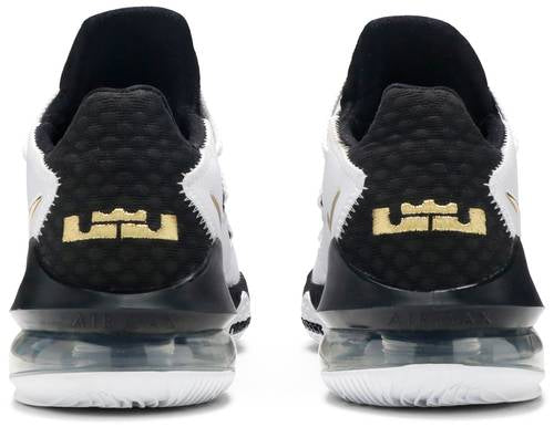 Nike LeBron 17 Low White Metallic Gold