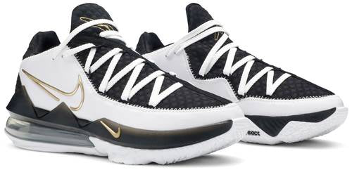Nike LeBron 17 Low White Metallic Gold