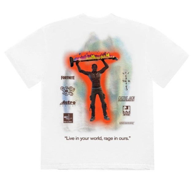 Travis Scott The Scotts Rage Emote T-Shirt White