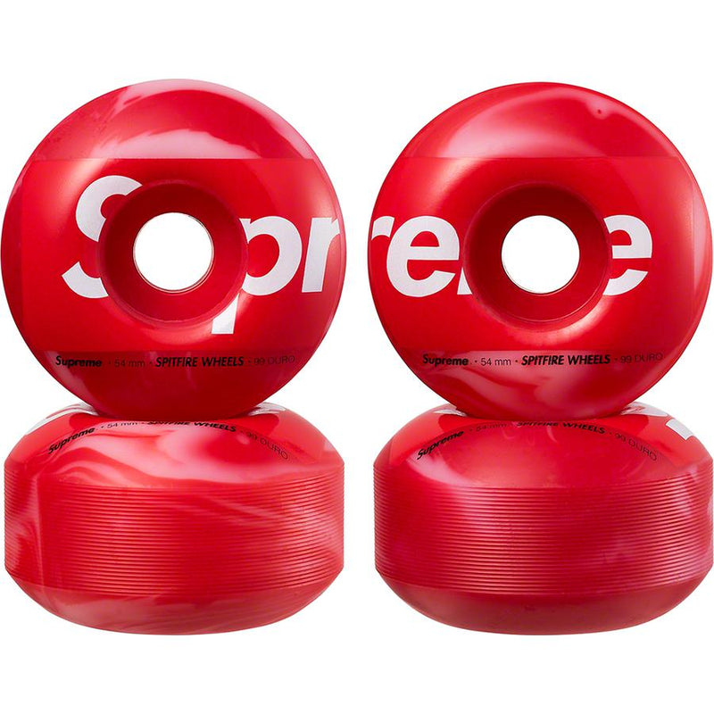 Supreme®/Spitfire® Shop Wheels (Set of 4) Red