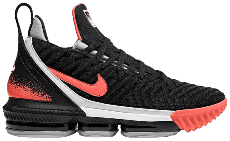 Nike LeBron 16 Black Hot Lava