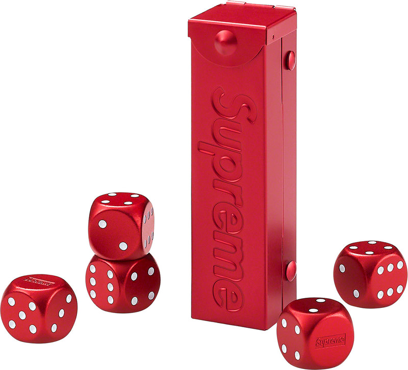 Supreme Aluminum Dice Set Red