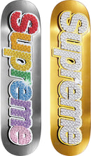 Supreme Bling Box Logo Skateboard Deck Set