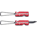 Supreme Quiet Carry Knife Red