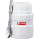 Supreme Thermos Stainless King Food Jar and Spoon White