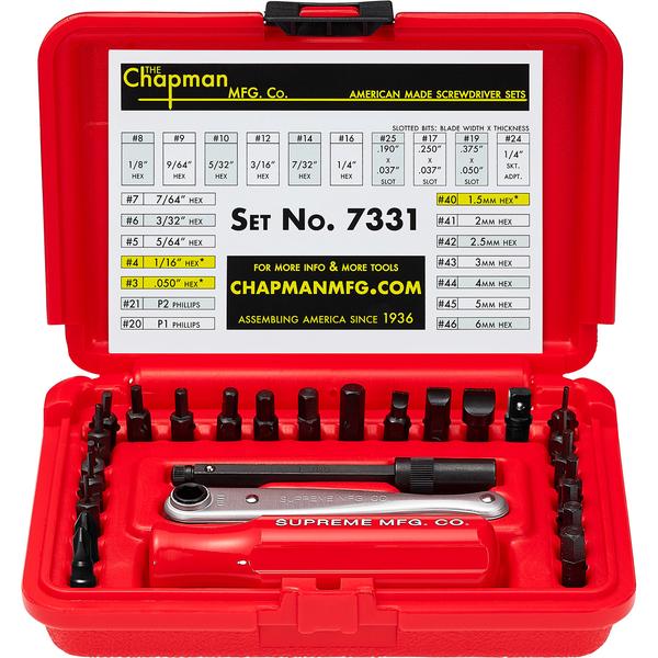 Supreme Chapman Screwdriver Set Red