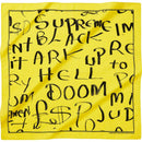 Supreme Black Ark Bandana Fluorescent Yellow