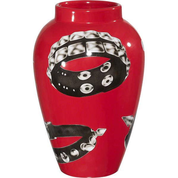 Supreme Studded Collars Vase Red