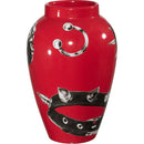 Supreme Studded Collars Vase Red