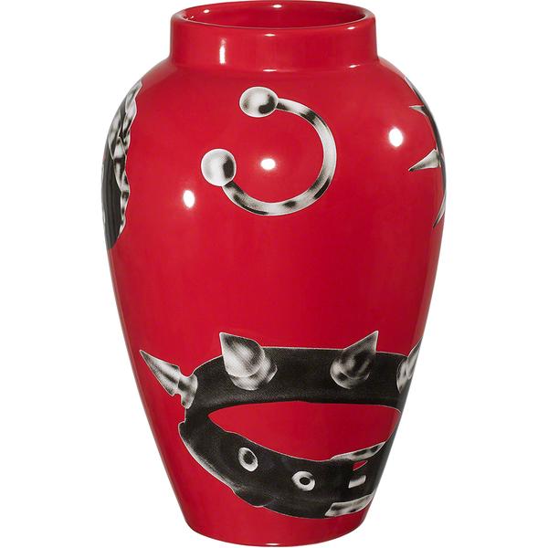 Supreme Studded Collars Vase Red
