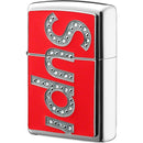 Supreme Swarovski Zippo Red