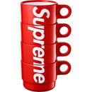 Supreme Stacking Cups (Set of 4) Red
