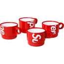 Supreme Stacking Cups (Set of 4) Red