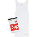 Supreme Hanes Tagless Tank Tops (3 Pack) White