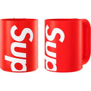 Supreme Heller Mugs (Set of 2) Red