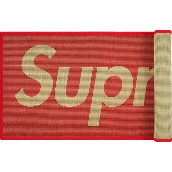Supreme Woven Straw Mat Red