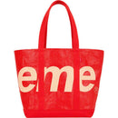 Supreme Raffia Tote Red
